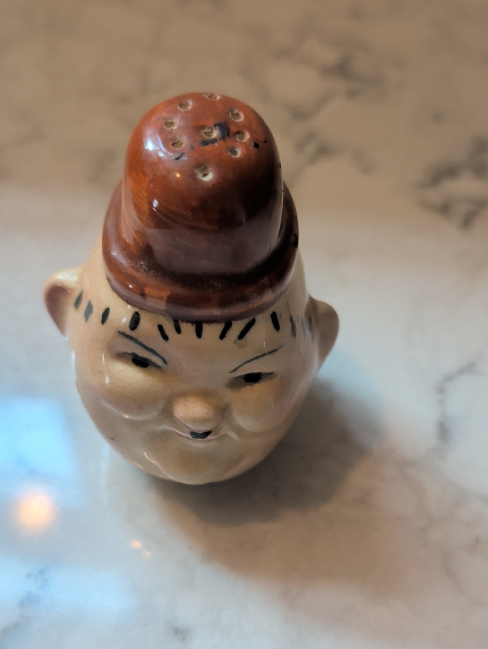 Laurel And Hardy Character Salt Shaker - Decorative Home Art